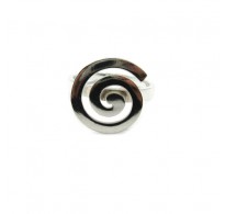 R001934 Genuine sterling silver ring Spiral solid hallmarked 925 